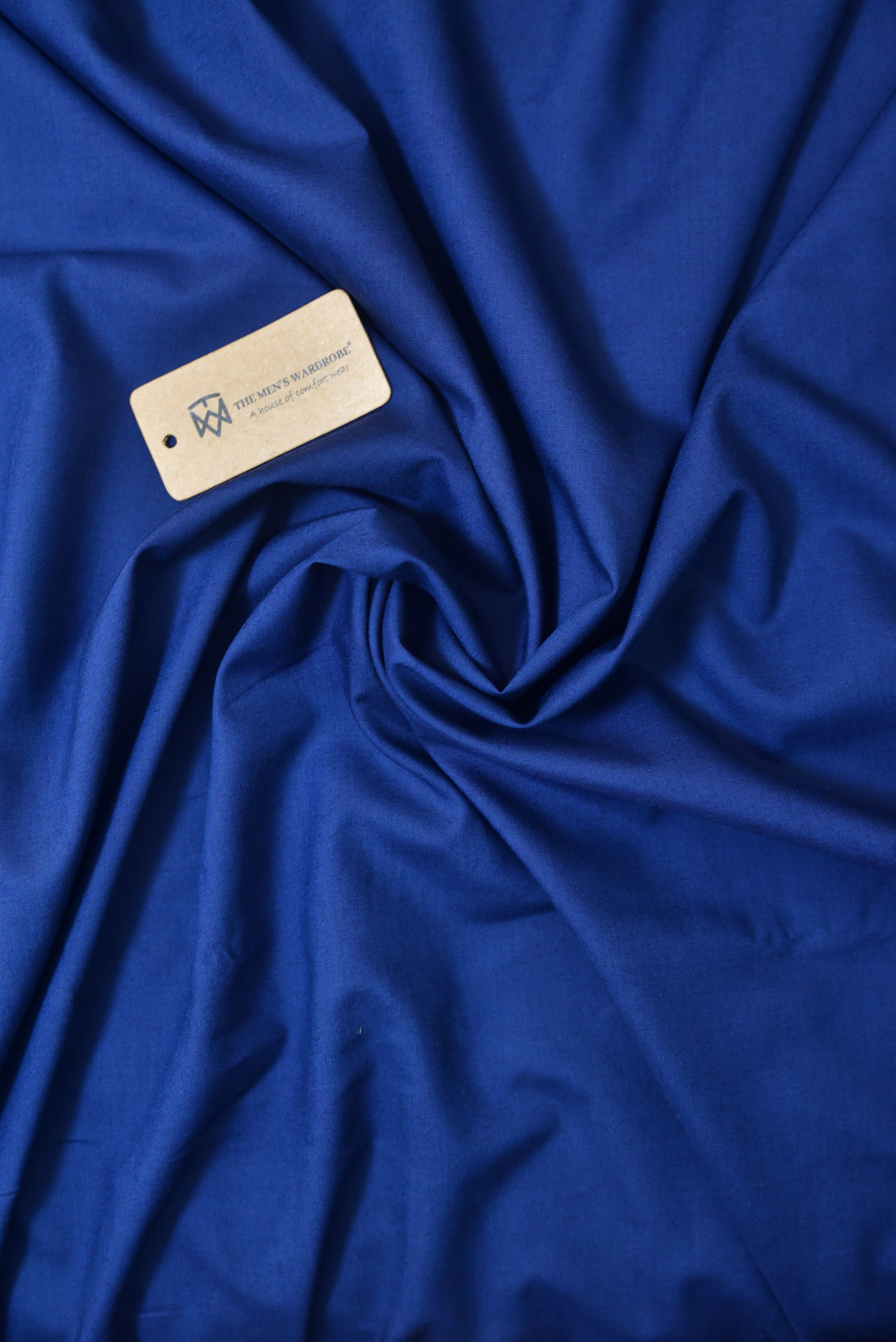 Signature Delph Blue: Soft-Touch Men's Wash and Wear
